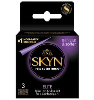 LifeStyles SKYN Elite Ultra Thin Non-Latex Condoms - 3-Pack