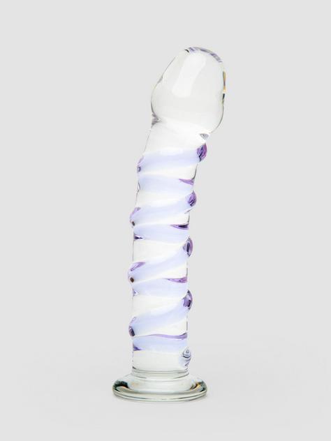Lovehoney Sensual Glass Spiral Glass Dildo 7 Inch