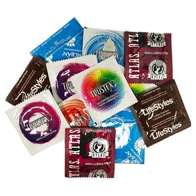 Non-Lubricated Condom Variety Pack - Condom-Corner
