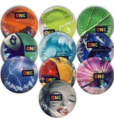 ONE Color Sensations Condoms - 12-pack