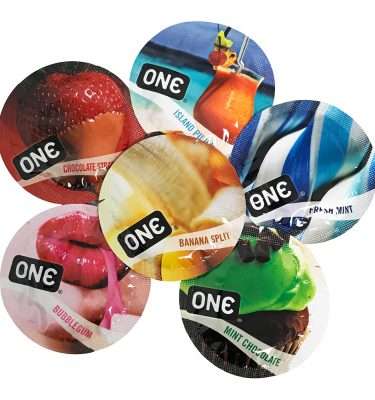 ONE Flavor Waves Condoms - 100-pack