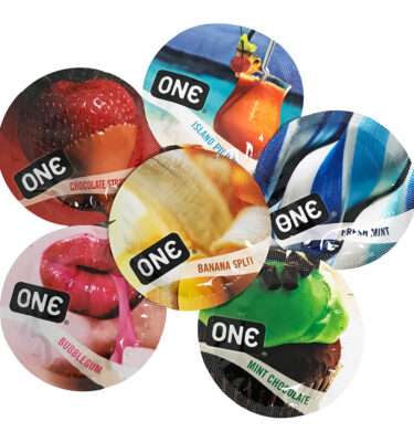ONE Flavor Waves Condoms - 24-Pack