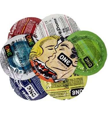 ONE Mixed Pleasure Condoms - 36-pack