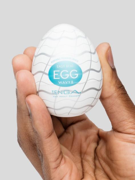 TENGA Egg Wavy II Textured Male Masturbator