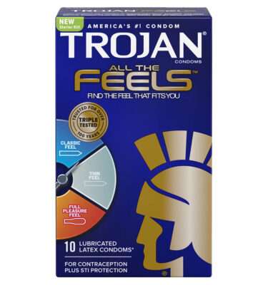 Trojan All The Feels Condoms - 100-Pack