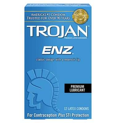 Trojan ENZ Lubricated Condoms - 36-pack
