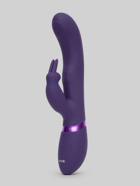 Vive MAY Rechargeable Pulsing Silicone Rabbit Vibrator